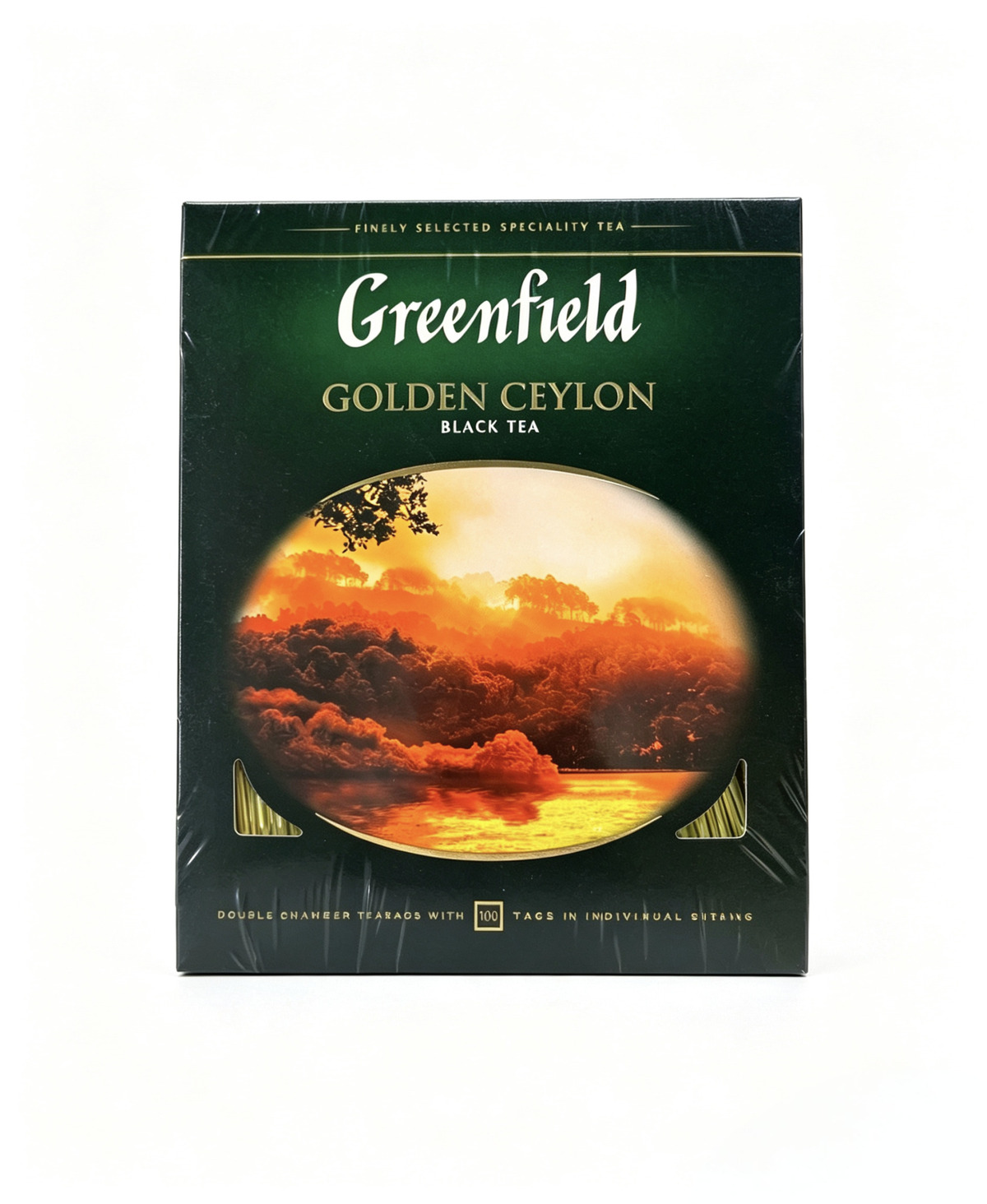 Черный чай Greenfield 100  пакетиков