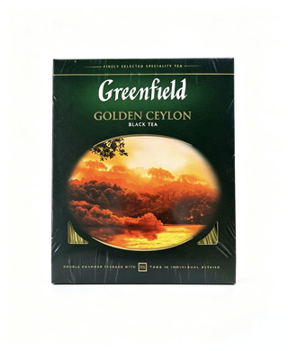 Черный чай Greenfield 100  пакетиков